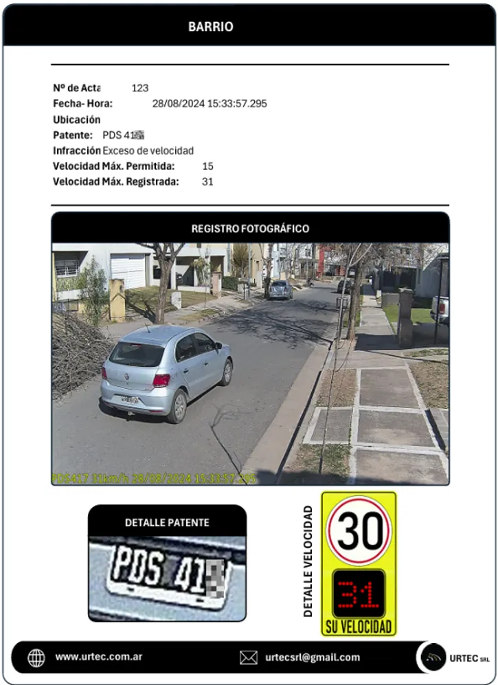 Radar de velocidad