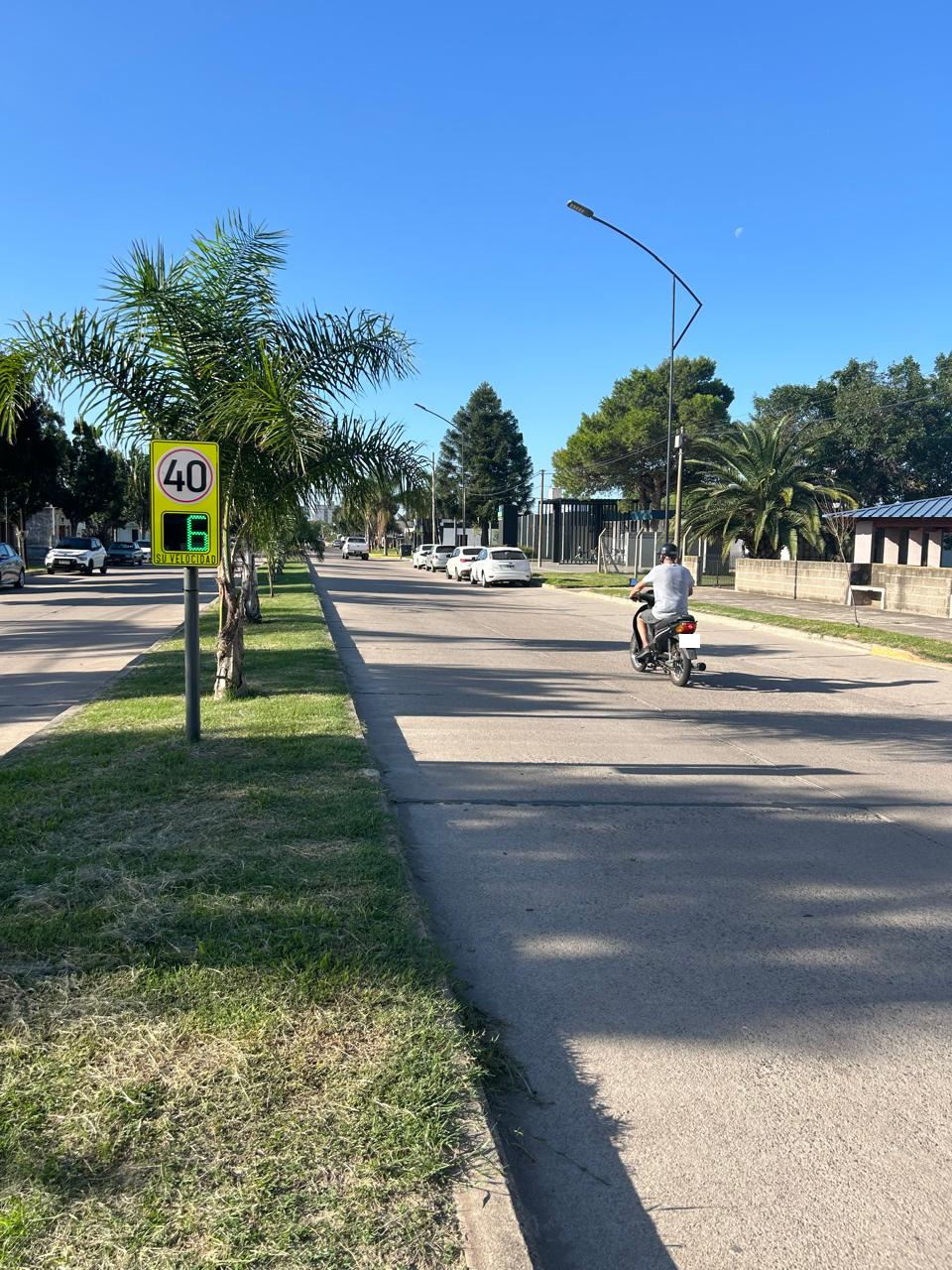 Totem indicador de velocidad