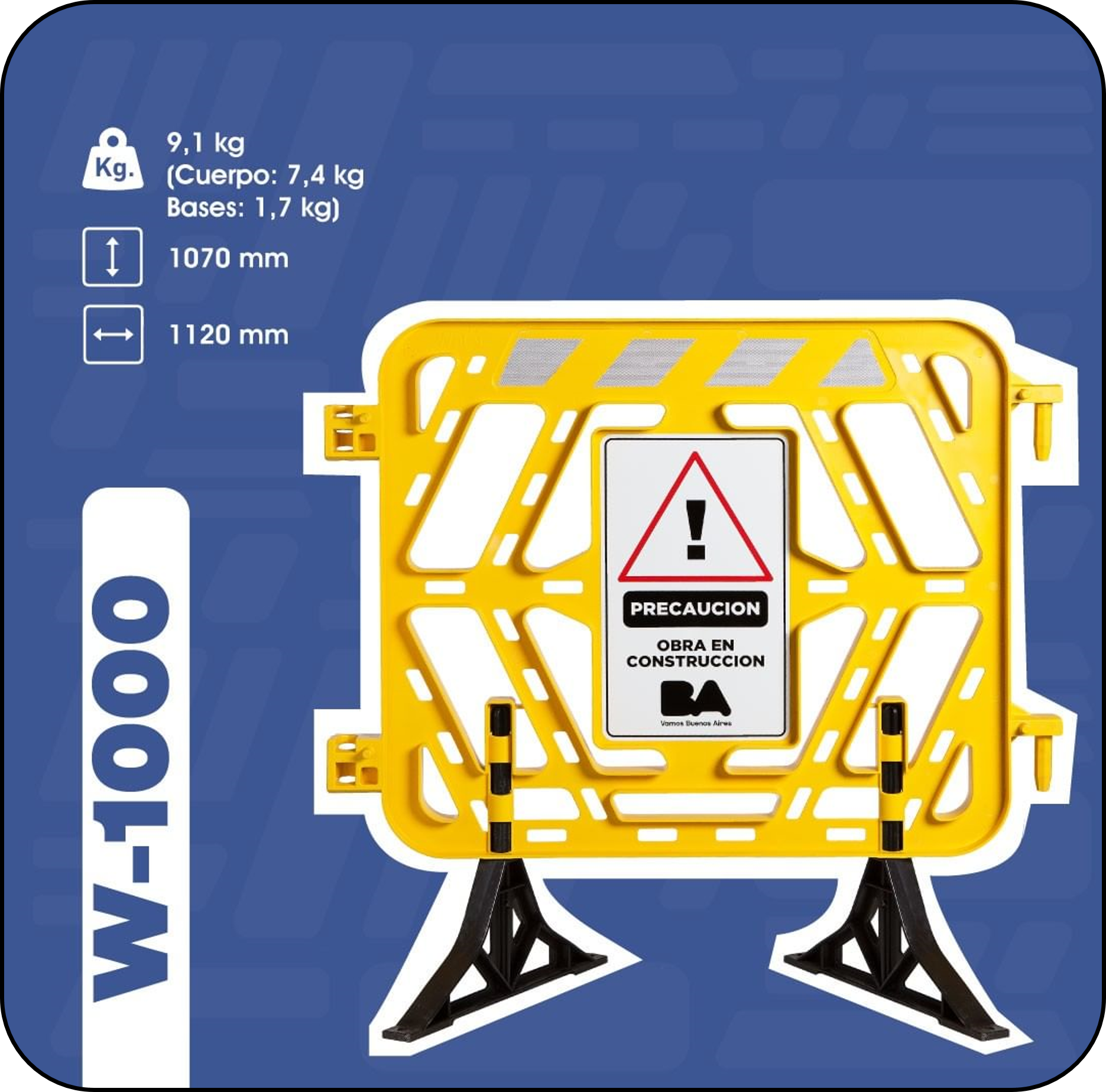 Vallas plásticas vista 1