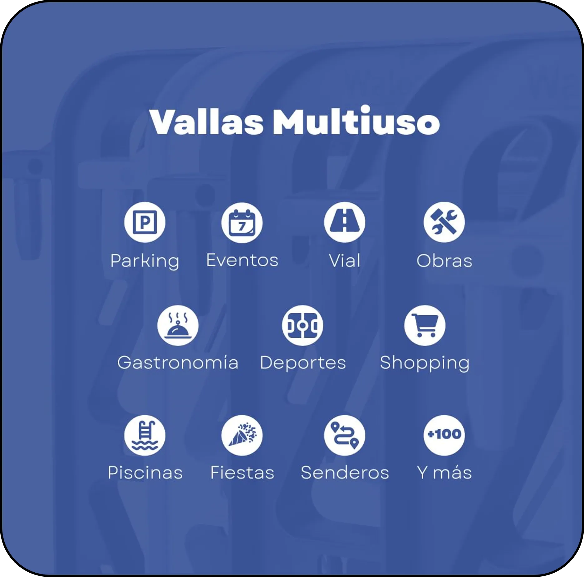 Vallas plásticas vista 6