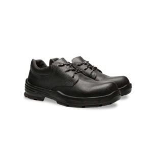 Zapato negro cuero flor bidensidad